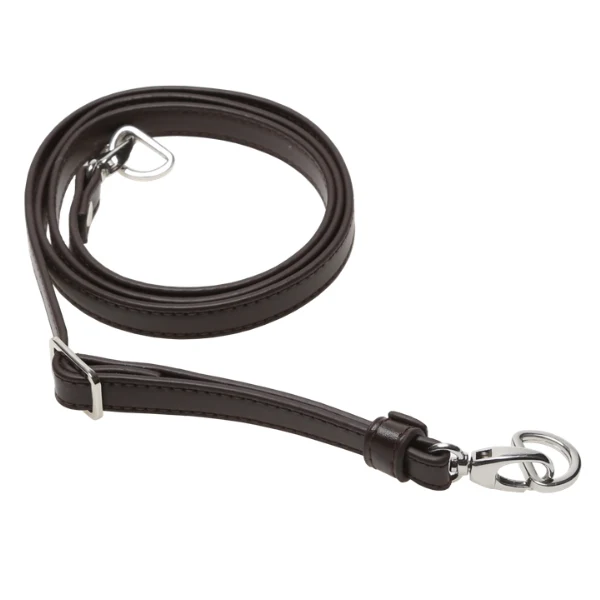 Go Handmade Bag Shoulder Strap 130 cm 12 mm, Black, Silver