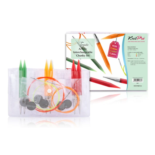 KnitPro Trendz Interchangeable Circular Needle Set XL