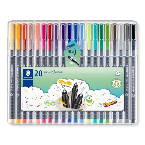 STAEDTLER Triplus Fineliner 334, 20 pcs