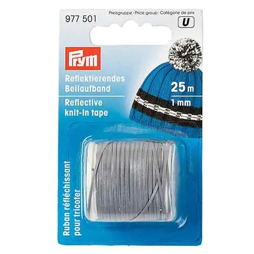 Prym Reflecting knit-in thread 1 mm x 25 m
