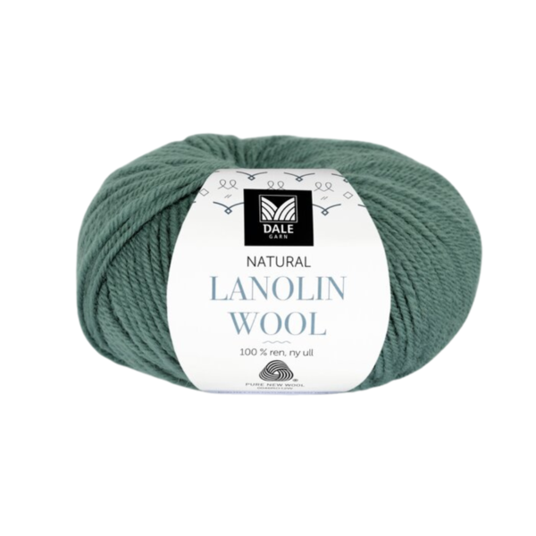 Dale Lanolin Wool 1430 Gray green