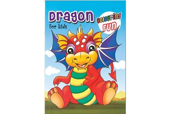 Malebog A4 Dragon, 16 sider