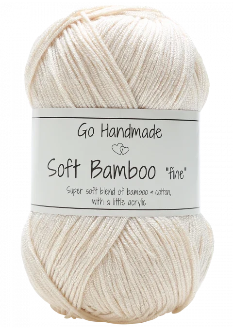 Go Handmade Soft Bamboo Fine 17320 Offwhite