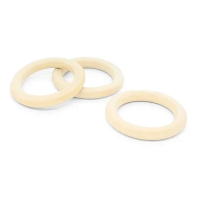 LindeHobby Wooden Rings 7 cm, 3 pcs