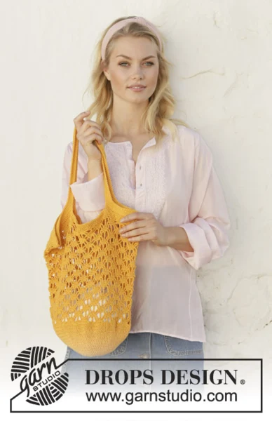 200-35 Pineapple Tote by DROPS Design