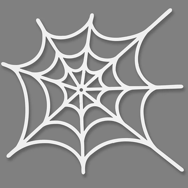 Cobweb, 19 x 21 cm, 230 g, white, 16 pcs