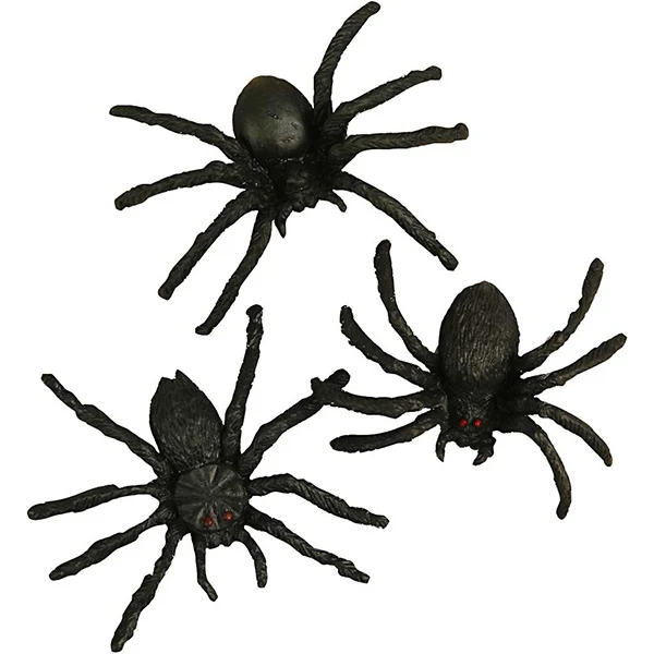 Spiders, 4 cm, 10 pcs