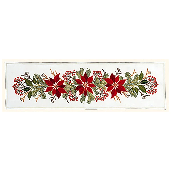 Embroidery Kit Christmas Stars & Red Berries