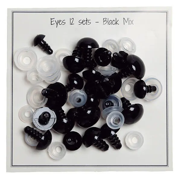 Go Handmade Safety Eyes Mix (12 pairs)