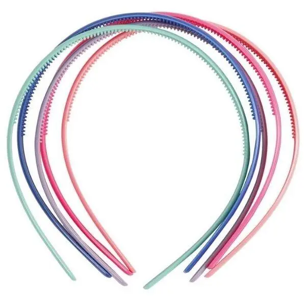 Hair Bands, Ass. colours, 5 pcs