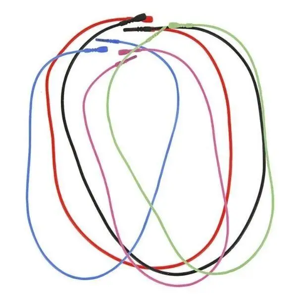 Elastic Necklace with Clasp, 46 cm, 5 ass colours
