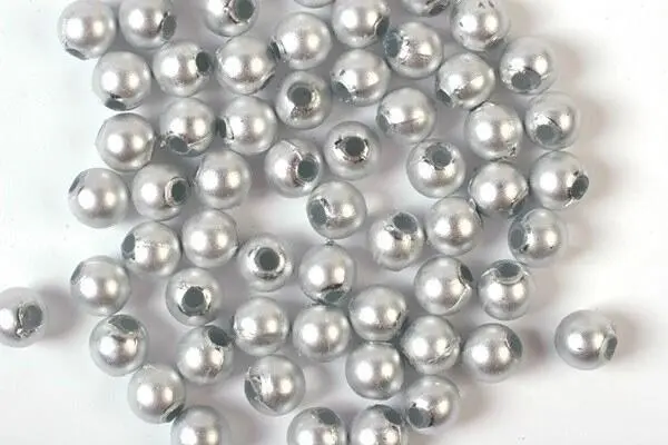 Vax Beads, 3 mm, 500 g, Dull Silver