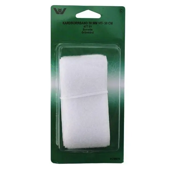 Velcro for sewing 50mm x 50cm White