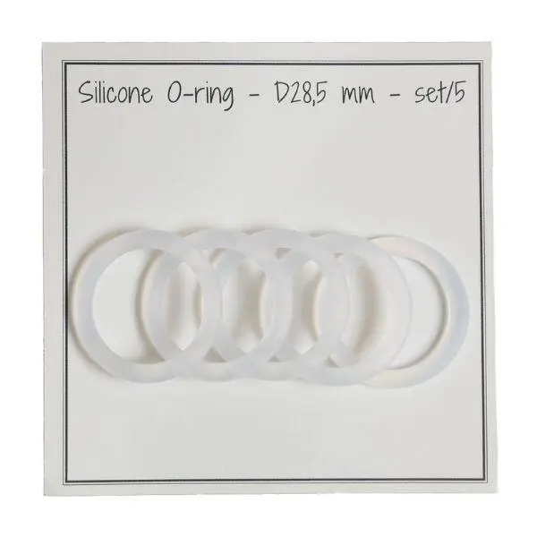 Go Handmade Silicone O-ring (5 pcs), Transparent