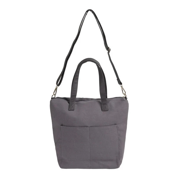 Shoulder bag for yarn, dark grey