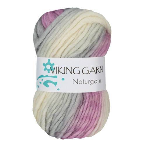 Viking Naturgarn 677 Multi pink/gray