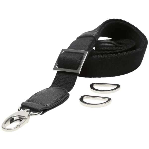Go Handmade Bag Shoulder Strap, 85-125 cm 22290 Black/silver