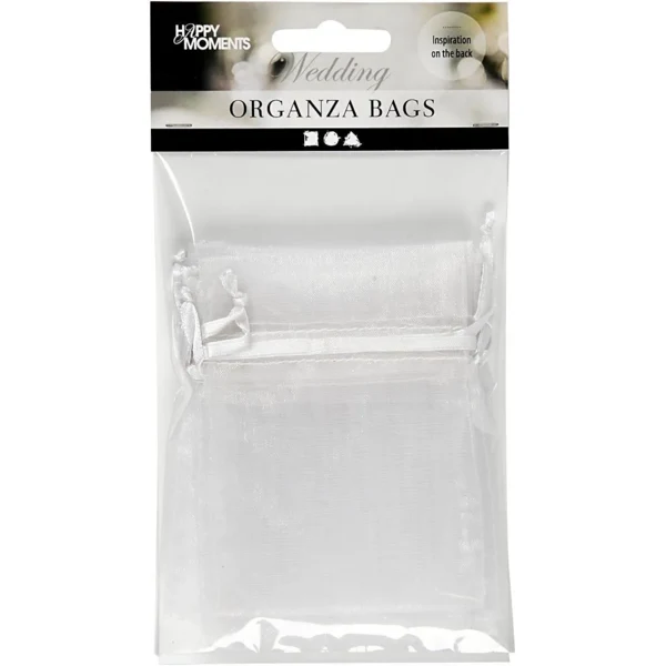 Organza bags, size 7x10 cm, 10 pcs.