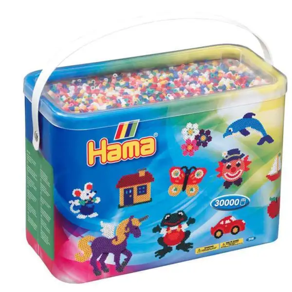Hama Midi Beads, 30.000 pcs. - Mix 00