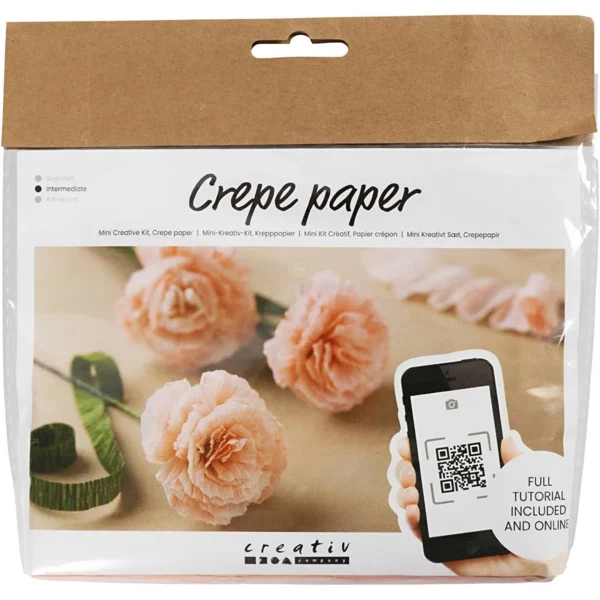 Mini DIY Kit Crepe Paper - Carnations