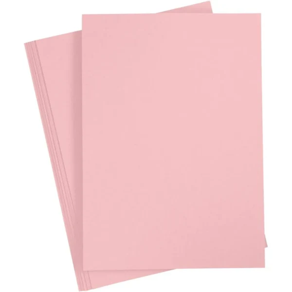 Papir, 20 stk, A4 - Light pink