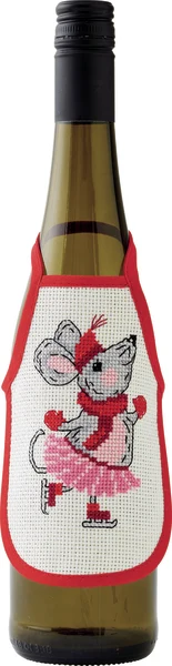 Permin Christmas Embroidery - Mice 10x15cm 3pk
