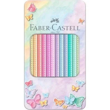Faber-Castell, Pastel Sparkle Colour Pencils, pack of 12