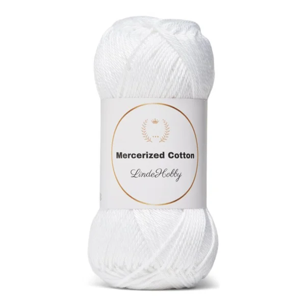 LindeHobby Mercerized Cotton 2 White