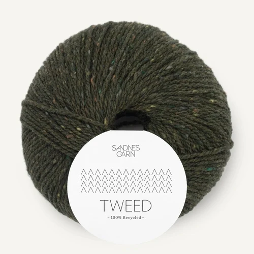 Sandnes Tweed Recycled 9585 Olive Green