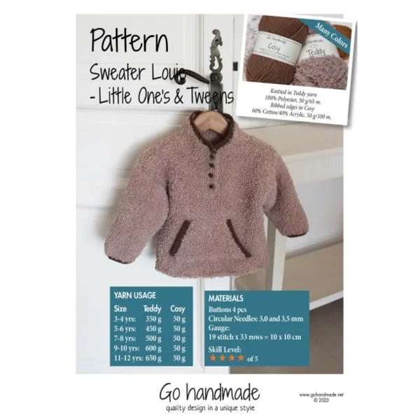 87121 Sweater Louie - Little One's & Tweens