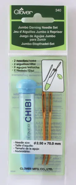Clover Darning needles, Curved