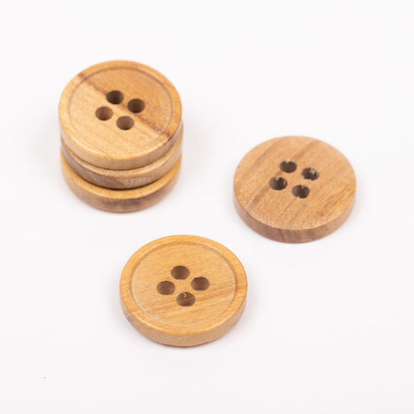 DROPS Olive Wood (Edge), Button, 20 mm (No. 808)