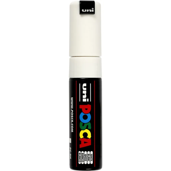 Posca Marker, 8 mm, 1 pc. White