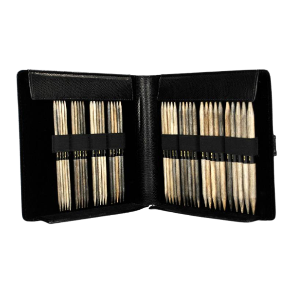 LYKKE Double-Pointed Needle Set Driftwood, Black, 15 cm (4.00-9.00 mm)