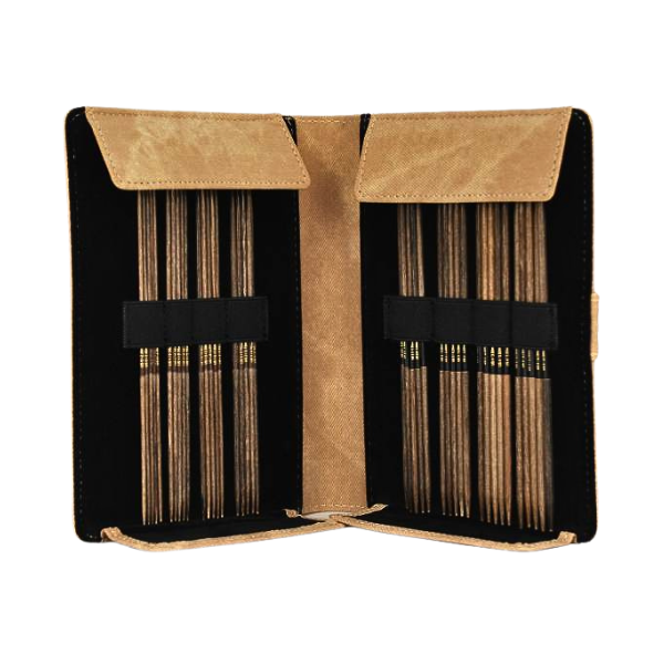 LYKKE Double-Pointed Needle Set Umber, Tan, 15 cm (2.00-3.75 mm)