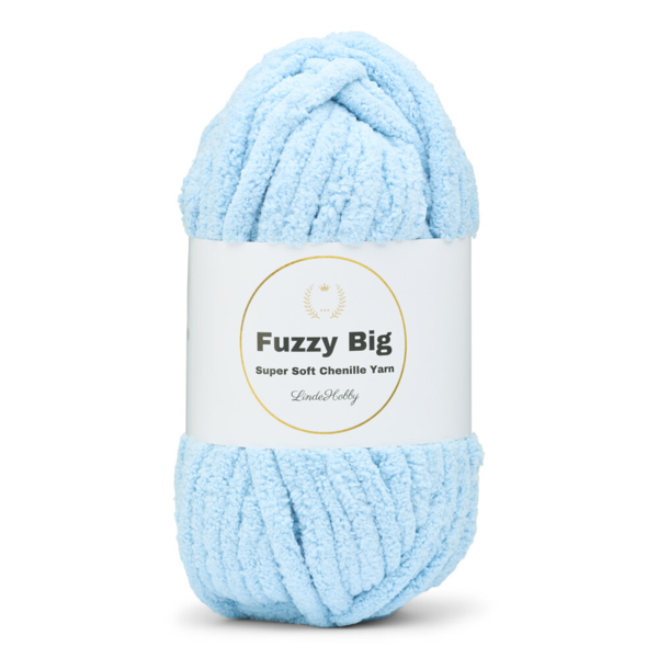 LindeHobby Fuzzy Chenille BIG 07 Baby Blue