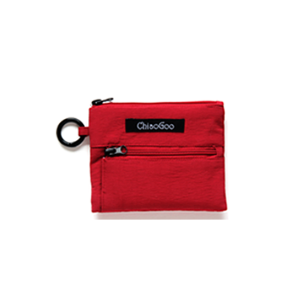 ChiaoGoo Accessory Pouch, Red, 12x9.5 cm