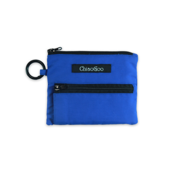 ChiaoGoo Accessory Pouch, Blue, 12x9.5 cm