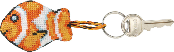 Embroidery Kit Nemo clownfish 7 x 5 cm / 2.76 x 1.97 in