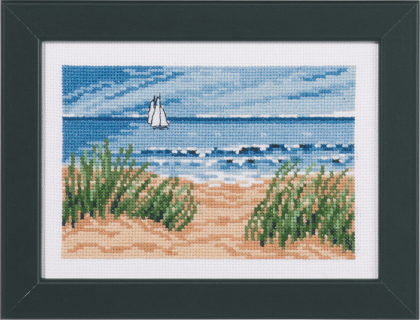 Embroidery Kit Sailing ships 18 x 13 cm / 7.09 x 5.12 in