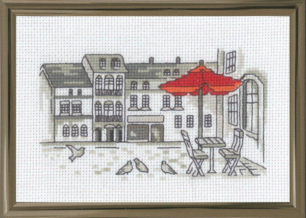 Embroidery Kit Parasol R5794 15x10 cm / 6x4 in