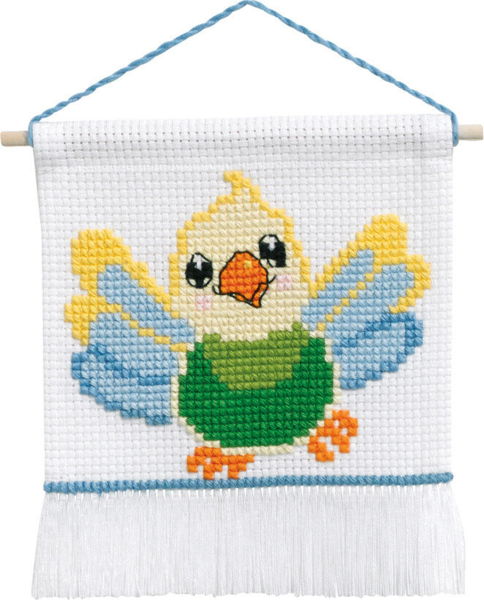 Embroidery Kit MFK Birdie M 5119/18 16 x 18 cm / 6.3 x 7.09 in