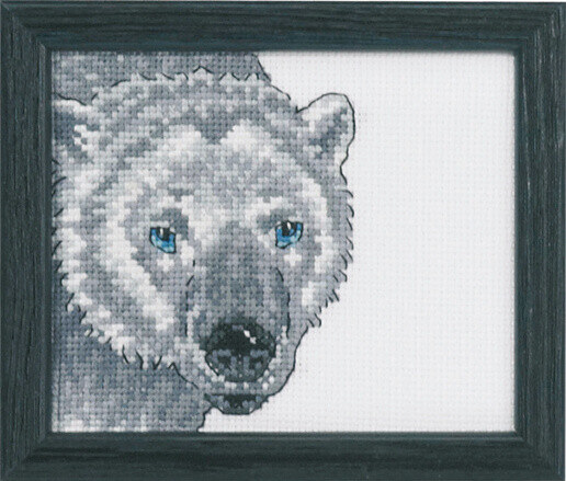 Embroidery Kit Polar Bear R5497 9 x 11 cm / 3.54 x 4.33 in