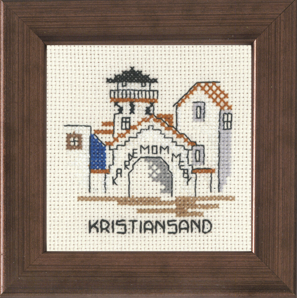 Embroidery Kit Kristiansand 10 x 10 cm / 3.94 x 3.94 in R5370