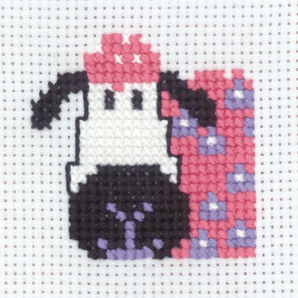 Embroidery Kit Sheep 8 x 8 cm / 3.15 x 3.15 in