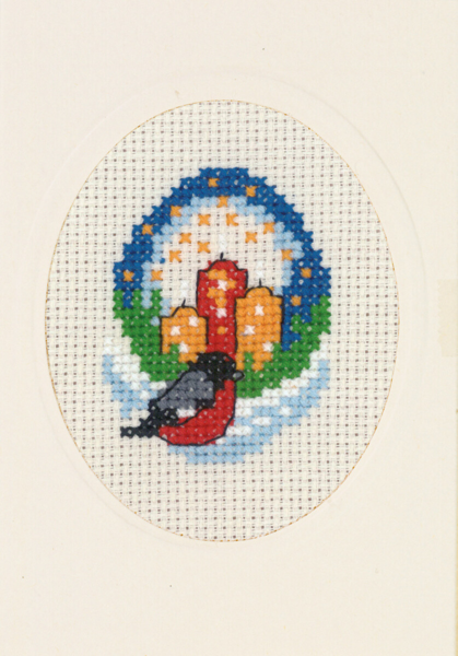 Embroidery Kit Light & Bullfinch M 5875/00 9 x 13 cm / 4 x 5 in
