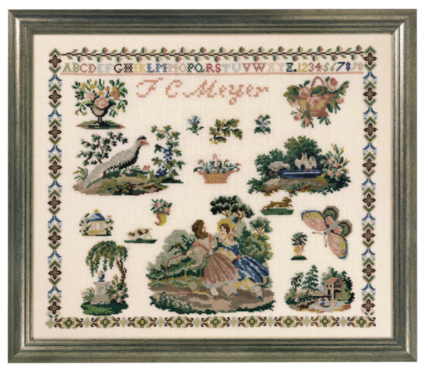 Embroidery Kit J. C. Meyer 46 x 39 cm / 18.11 x 15.35 in R5337