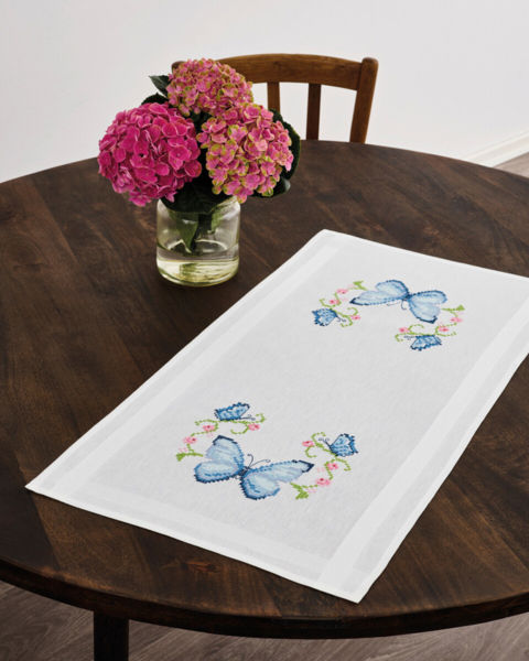 Embroidery Kit Butterflies XXX 40 x 80 cm / 16 x 31 in