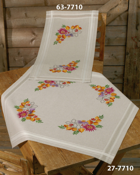 Embroidery Kit Autumn Bouquet 40 x 80 cm / 16 x 31 in