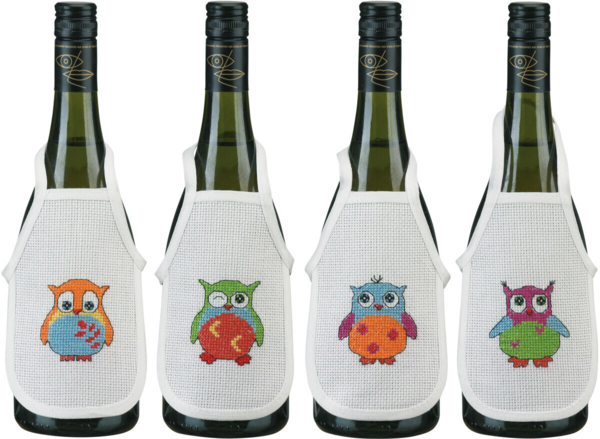 Embroidery Kit Owls 10 x 15 cm / 4 x 6 in